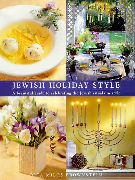Title details for Jewish Holiday Style by Rita Milos Brownstein - Available